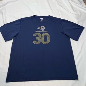NFL Team Apparel Los Angeles Rams Todd Gurley II #30 Short Sleeve Shirt